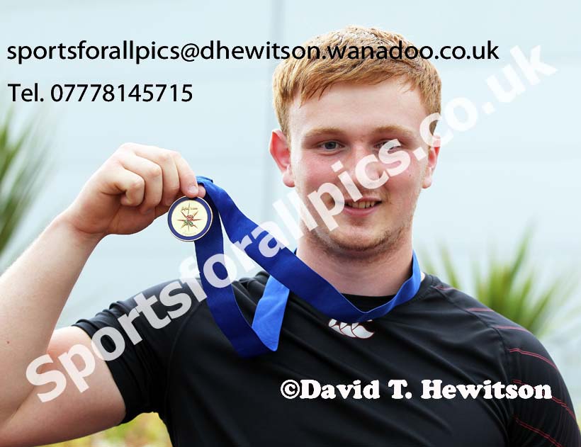 Adam Graham (Gateshead) under-20 discus winner, Northern Senior and Under-20 Champs., Sport City, Manchester. Photo: David T. Hewitson/Sports for All Pics